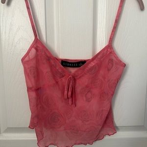 Lioness rose mesh top🌹